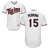 Minnesota Twins #15 Glen Perkins White Flexbase Stitched Jersey DingZhi,baseball caps,new era cap wholesale,wholesale hats