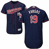 Minnesota Twins #19 Kennys Vargas Navy Flexbase Stitched Jersey DingZhi,baseball caps,new era cap wholesale,wholesale hats