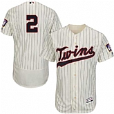 Minnesota Twins #2 Brian Dozier Cream Flexbase Stitched Jersey DingZhi,baseball caps,new era cap wholesale,wholesale hats