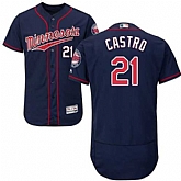 Minnesota Twins #21 Jason Castro Navy Flexbase Stitched Jersey DingZhi,baseball caps,new era cap wholesale,wholesale hats