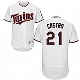 Minnesota Twins #21 Jason Castro White Flexbase Stitched Jersey DingZhi,baseball caps,new era cap wholesale,wholesale hats
