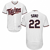 Minnesota Twins #22 Miguel Sano White Flexbase Stitched Jersey DingZhi,baseball caps,new era cap wholesale,wholesale hats