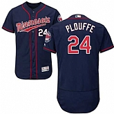 Minnesota Twins #24 Trevor Plouffe Navy Flexbase Stitched Jersey DingZhi,baseball caps,new era cap wholesale,wholesale hats