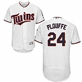 Minnesota Twins #24 Trevor Plouffe White Flexbase Stitched Jersey DingZhi,baseball caps,new era cap wholesale,wholesale hats