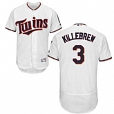 Minnesota Twins #3 Harmon Killebrew White Flexbase Stitched Jersey DingZhi,baseball caps,new era cap wholesale,wholesale hats