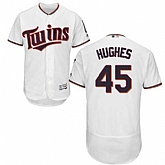 Minnesota Twins #45 Phil Hughes White Flexbase Stitched Jersey DingZhi,baseball caps,new era cap wholesale,wholesale hats