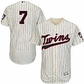 Minnesota Twins #7 Joe Mauer Cream Flexbase Stitched Jersey DingZhi,baseball caps,new era cap wholesale,wholesale hats