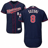 Minnesota Twins #8 Kurt Suzuki Navy Flexbase Stitched Jersey DingZhi,baseball caps,new era cap wholesale,wholesale hats