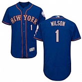 New York Mets #1 Mookie Wilson Blue Alternate Flexbase Stitched Jersey DingZhi,baseball caps,new era cap wholesale,wholesale hats