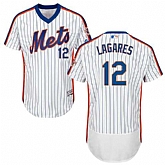 New York Mets #12 Juan Lagares White Cooperstown Collection Flexbase Stitched Jersey DingZhi,baseball caps,new era cap wholesale,wholesale hats