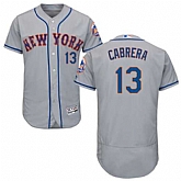 New York Mets #13 Asdrubal Cabrera Gray Flexbase Stitched Jersey DingZhi,baseball caps,new era cap wholesale,wholesale hats