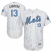 New York Mets #13 Asdrubal Cabrera White Father's Day Flexbase Stitched Jersey DingZhi,baseball caps,new era cap wholesale,wholesale hats