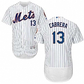 New York Mets #13 Asdrubal Cabrera White Flexbase Stitched Jersey DingZhi,baseball caps,new era cap wholesale,wholesale hats