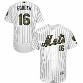 New York Mets #16 Dwight Gooden White Memorial Day Flexbase Stitched Jersey DingZhi,baseball caps,new era cap wholesale,wholesale hats