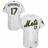 New York Mets #17 Keith Hernandez White Memorial Day Flexbase Stitched Jersey DingZhi,baseball caps,new era cap wholesale,wholesale hats