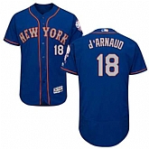 New York Mets #18 Travis D'Arnaud Blue Alternate Flexbase Stitched Jersey DingZhi,baseball caps,new era cap wholesale,wholesale hats