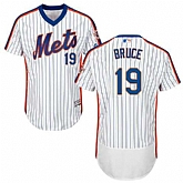 New York Mets #19 Jay Bruce White Cooperstown Collection Flexbase Stitched Jersey DingZhi,baseball caps,new era cap wholesale,wholesale hats
