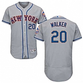 New York Mets #20 Neil Walker Gray Flexbase Stitched Jersey DingZhi,baseball caps,new era cap wholesale,wholesale hats