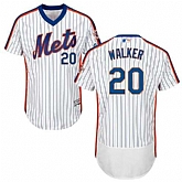 New York Mets #20 Neil Walker White Cooperstown Collection Flexbase Stitched Jersey DingZhi,baseball caps,new era cap wholesale,wholesale hats