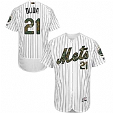 New York Mets #21 Lucas Duda White Memorial Day Flexbase Stitched Jersey DingZhi,baseball caps,new era cap wholesale,wholesale hats
