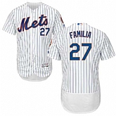 New York Mets #27 Jeurys Familia White Flexbase Stitched Jersey DingZhi,baseball caps,new era cap wholesale,wholesale hats