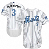 New York Mets #3 Curtis Granderson White Father's Day Flexbase Stitched Jersey DingZhi,baseball caps,new era cap wholesale,wholesale hats