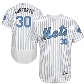 New York Mets #30 Michael Conforto White Father's Day Flexbase Stitched Jersey DingZhi,baseball caps,new era cap wholesale,wholesale hats