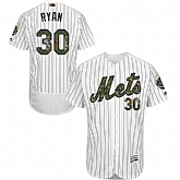 New York Mets #30 Nolan Ryan White Memorial Day Flexbase Stitched Jersey DingZhi,baseball caps,new era cap wholesale,wholesale hats