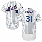 New York Mets #31 Mike Piazza White Flexbase Stitched Jersey DingZhi,baseball caps,new era cap wholesale,wholesale hats