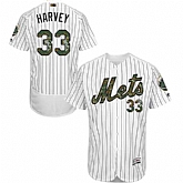 New York Mets #33 Matt Harvey White Memorial Day Flexbase Stitched Jersey DingZhi,baseball caps,new era cap wholesale,wholesale hats