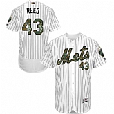 New York Mets #43 Addison Reed White Memorial Day Flexbase Stitched Jersey DingZhi,baseball caps,new era cap wholesale,wholesale hats