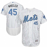New York Mets #45 Zack Wheeler White Father's Day Flexbase Stitched Jersey DingZhi,baseball caps,new era cap wholesale,wholesale hats