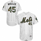 New York Mets #45 Zack Wheeler White Memorial Day Flexbase Stitched Jersey DingZhi,baseball caps,new era cap wholesale,wholesale hats