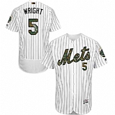 New York Mets #5 David Wright White Memorial Day Flexbase Stitched Jersey DingZhi,baseball caps,new era cap wholesale,wholesale hats