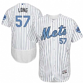 New York Mets #57 Kevin Long White Father's Day Flexbase Stitched Jersey DingZhi,baseball caps,new era cap wholesale,wholesale hats