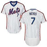 New York Mets #7 Jose Reyes White Cooperstown Collection Flexbase Stitched Jersey DingZhi,baseball caps,new era cap wholesale,wholesale hats