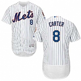 New York Mets #8 Gary Carter White Flexbase Stitched Jersey DingZhi,baseball caps,new era cap wholesale,wholesale hats