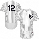 New York Yankees #12 Wade Boggs White Flexbase Stitched Jersey DingZhi,baseball caps,new era cap wholesale,wholesale hats