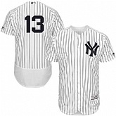 New York Yankees #13 Alex Rodriguez White Flexbase Stitched Jersey DingZhi,baseball caps,new era cap wholesale,wholesale hats