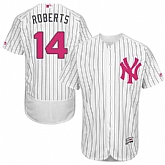 New York Yankees #14 Brian Roberts White Mother's Day Flexbase Stitched Jersey DingZhi,baseball caps,new era cap wholesale,wholesale hats