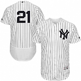 New York Yankees #21 Paul O'Neill White Flexbase Stitched Jersey DingZhi,baseball caps,new era cap wholesale,wholesale hats