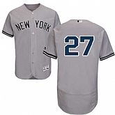 New York Yankees #27 Austin Romine Gray Flexbase Stitched Jersey DingZhi,baseball caps,new era cap wholesale,wholesale hats