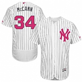 New York Yankees #34 Brian McCann White Mother's Day Flexbase Stitched Jersey DingZhi,baseball caps,new era cap wholesale,wholesale hats