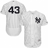 New York Yankees #43 Austin Romine White Flexbase Stitched Jersey DingZhi,baseball caps,new era cap wholesale,wholesale hats