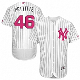 New York Yankees #46 Andy Pettiette White Mother's Day Flexbase Stitched Jersey DingZhi,baseball caps,new era cap wholesale,wholesale hats