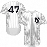 New York Yankees #47 Jon Niese White Flexbase Stitched Jersey DingZhi,baseball caps,new era cap wholesale,wholesale hats