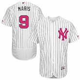 New York Yankees #9 Roger Maris White Mother's Day Flexbase Stitched Jersey DingZhi,baseball caps,new era cap wholesale,wholesale hats