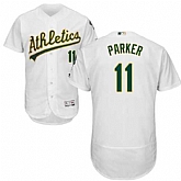 Oakland Athletics #11 Jarrod Parker White Flexbase Stitched Jersey DingZhi,baseball caps,new era cap wholesale,wholesale hats
