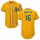 Oakland Athletics #16 Billy Butler Yellow Flexbase Stitched Jersey DingZhi,baseball caps,new era cap wholesale,wholesale hats