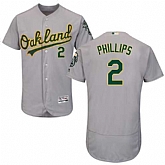 Oakland Athletics #2 Tony Phillips Gray Flexbase Stitched Jersey DingZhi,baseball caps,new era cap wholesale,wholesale hats